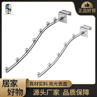 阳台防盗窗免打孔挂钩不锈钢金属宿舍晒衣架晒衣服晾衣多功能挂勾