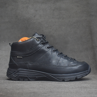 清货 SKP男士真皮防水户外鞋高帮V底登山鞋秋冬徒步日常男鞋