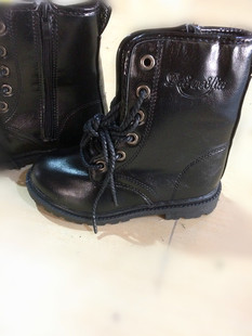 儿童马丁靴消防员鞋子战靴消防服套装鞋子舞蹈鞋童鞋演出服靴子