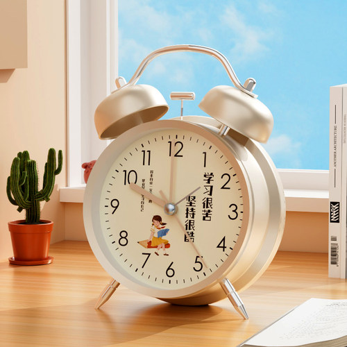 闹钟学生专用起床神器2025新款小时钟强力叫醒初中生儿童男孩女孩