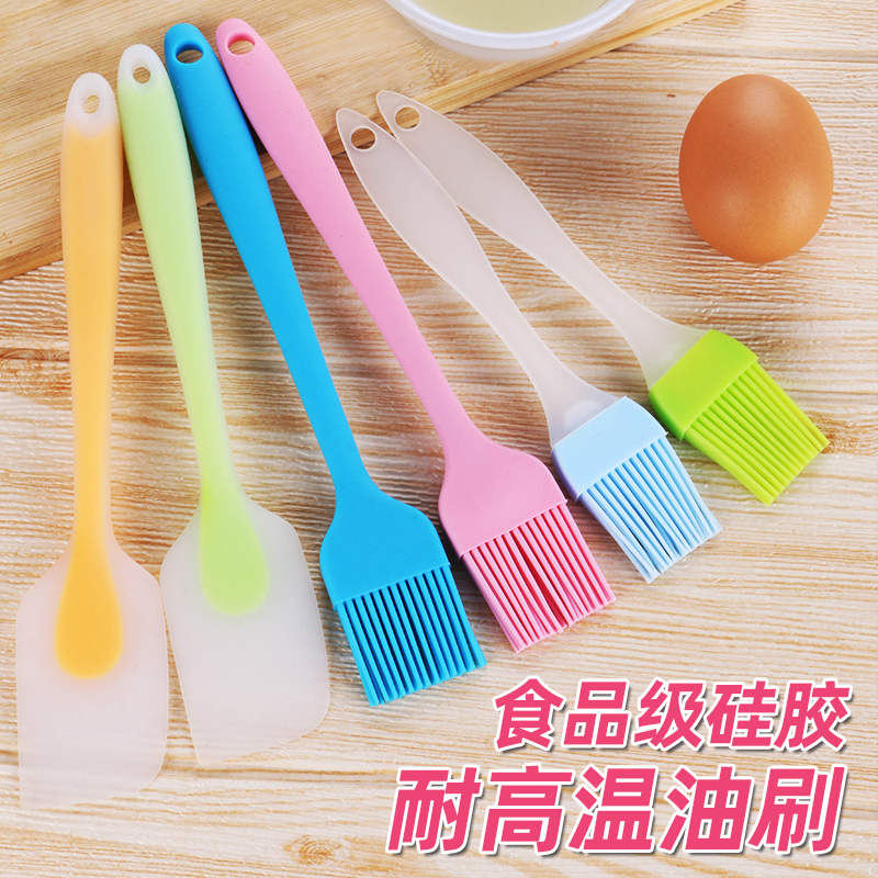 油刷子厨房烙饼硅胶刷家用耐高温刷油小刷子食用烘焙不掉毛烧烤刷
