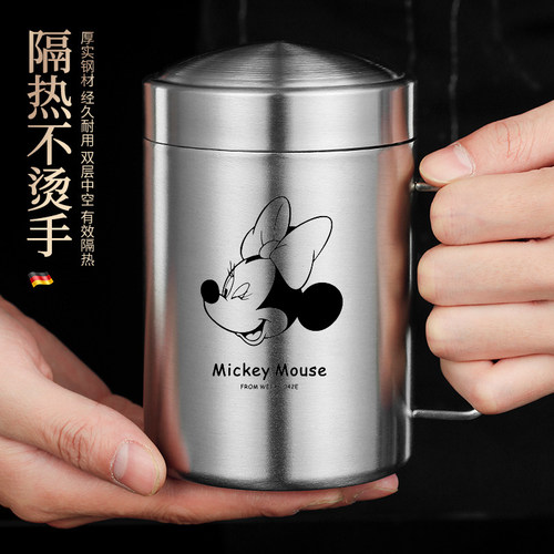 不锈钢304儿童创意卡通马克杯