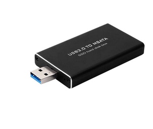 mSATA转USB3.0全铝SATA3固态移动硬盘盒ASM1153E支持TRIM