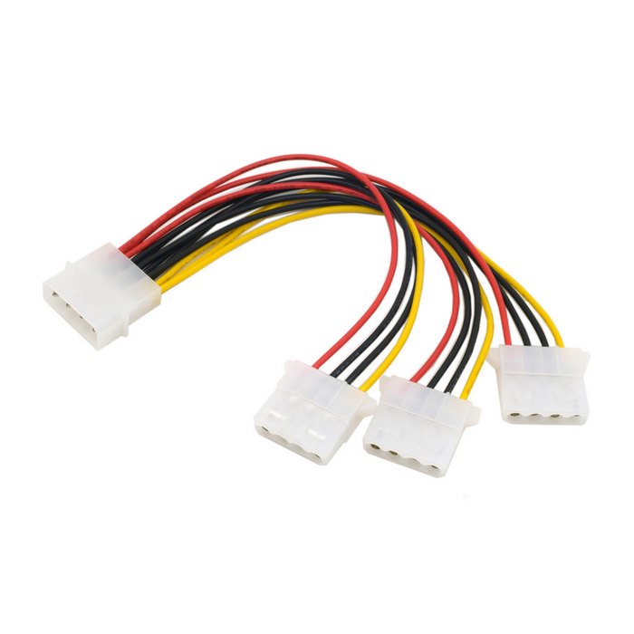 IDE电源一分三线 电源1转3 大4Pin电源1分3线 IDE电源线一分三