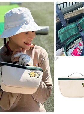 韩国代购 KA*KAO GOLF 24男女莱恩户外车挂包 高尔夫收纳包手拿包