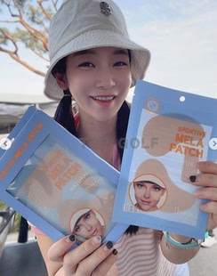 韩国代购shionle 网球高尔夫 ins户外水凝胶冰感防晒面膜脸颊贴片