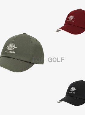 SOUTHCAPE高尔夫SC韩国代购 25秋男女字标遮阳透气防晒运动鸭舌帽