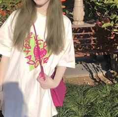 Summer 2021 new early spring top Hanfeng chic design sense small crowd net red loose short sleeve T-shirt women's fashion