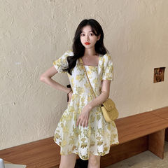 New sweet fairy French first love dress in 2021 summer