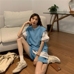 Official website cool salt sleeveless vest top women's casual fashion suit