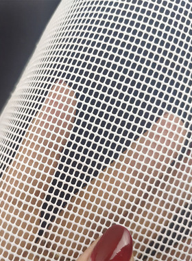 特斯林网布  2毫米孔 2MM孔 1.37米宽 黑色白色PVC小方格胶网