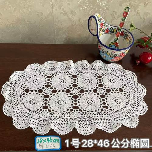 手工钩针桌垫/桌旗外贸出口