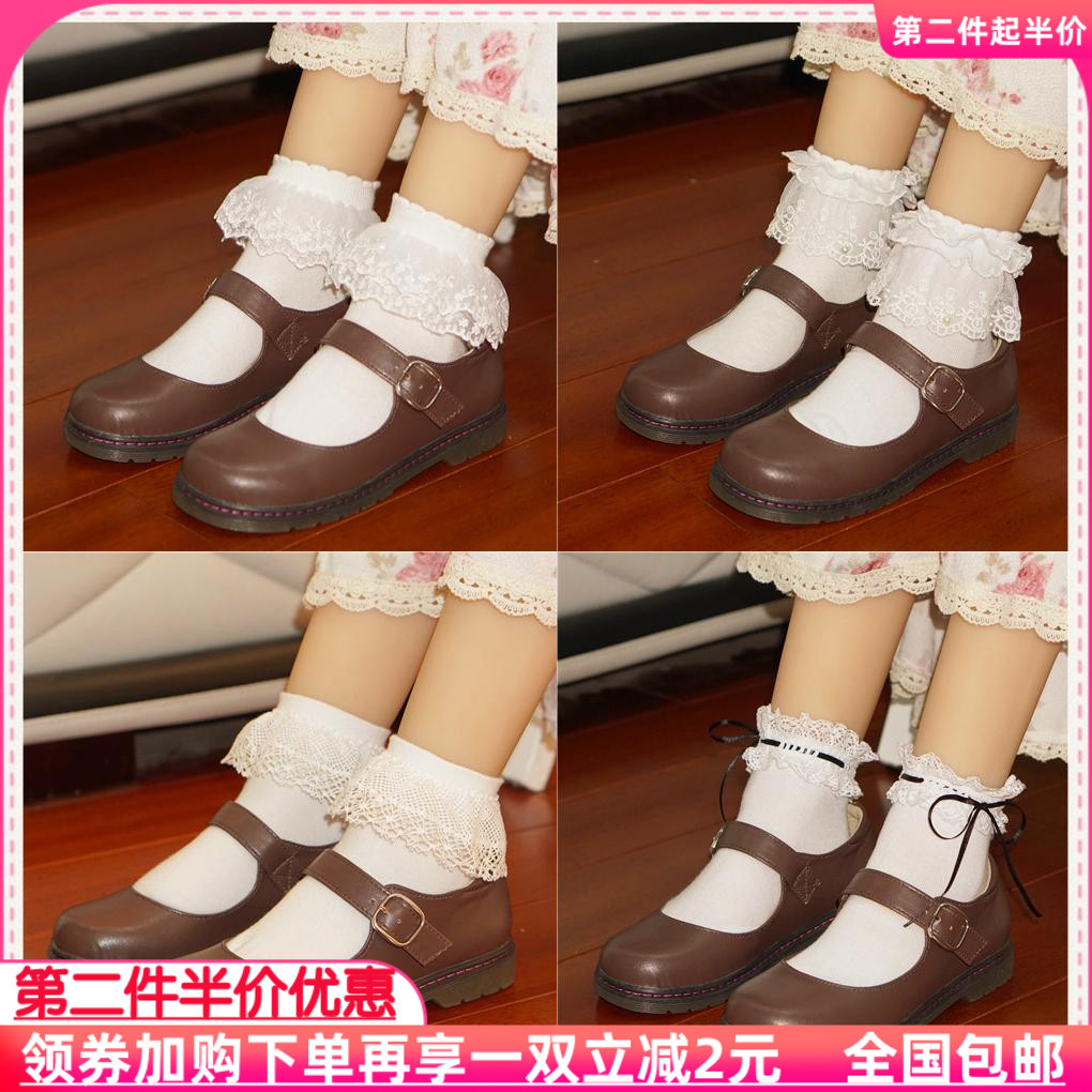 秋日系软妹lolita短袜jk制服少女