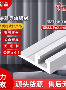 替ATS05-619-L1000  500  铝合金光纤安装座 压线压槽 传感器导轨