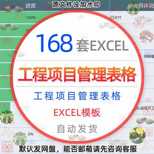 工程项目管理excel表格收支核算工程成本预算施工计划进度费用表1