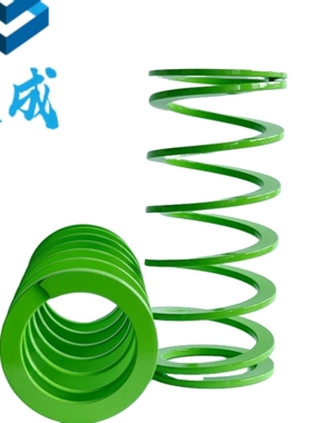 进口耐高温淡绿色SWY矩形弹簧YSWY合金钢T-SWY自动化模具弹簧