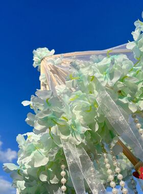 原创花伞小清新超重工汉服配饰