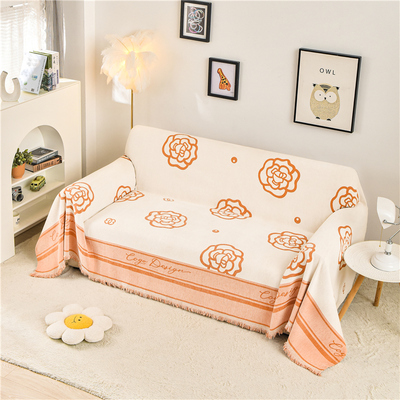 雪尼尔简约沙发毯沙发盖布