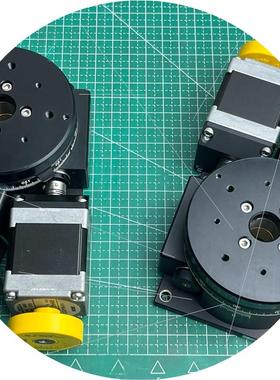 议价骏河精机KRW08360 高精度电动旋转平台 光学中空自