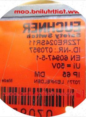 议价Euchner 070957 安士能全新安全模块 TZ2RE024SR11