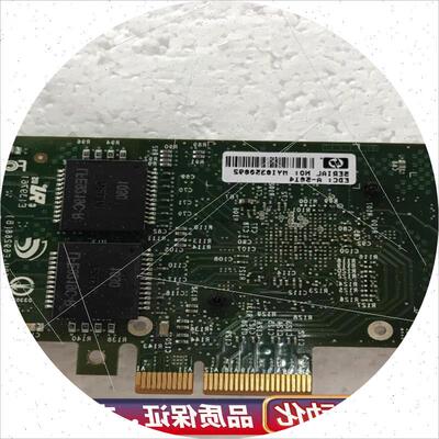 议价INTEL 4口千兆PCIE网卡 HP NC365T 593全新.