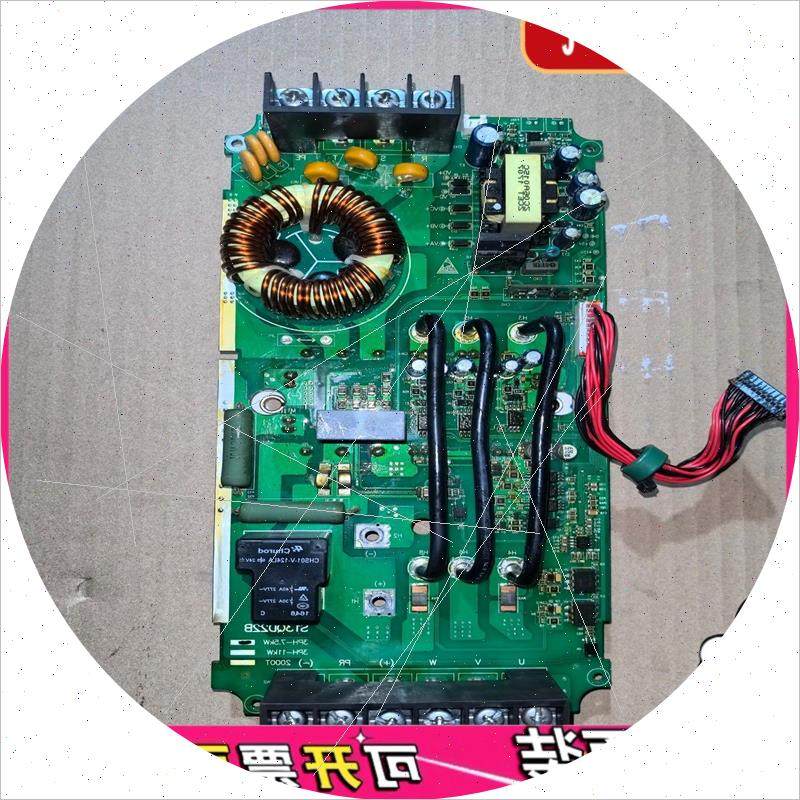 议价拆机众辰Z2400-7R5GY变频器驱动板带模块实物如图