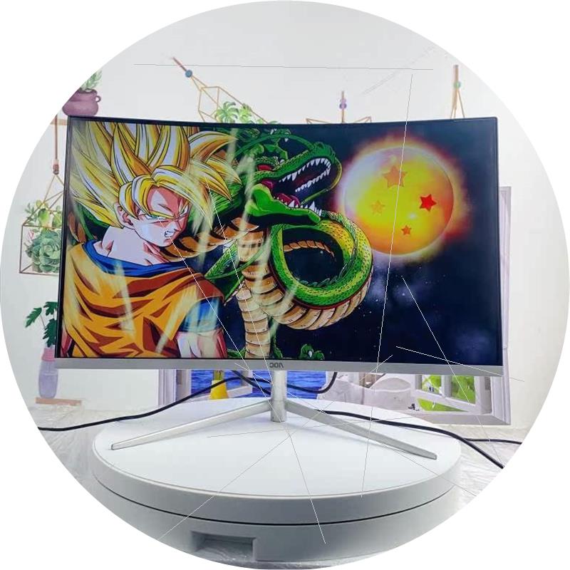 议价32寸无边框AOC C32V1曲面屏75HZ高清二手冠捷电竞显示器秒144