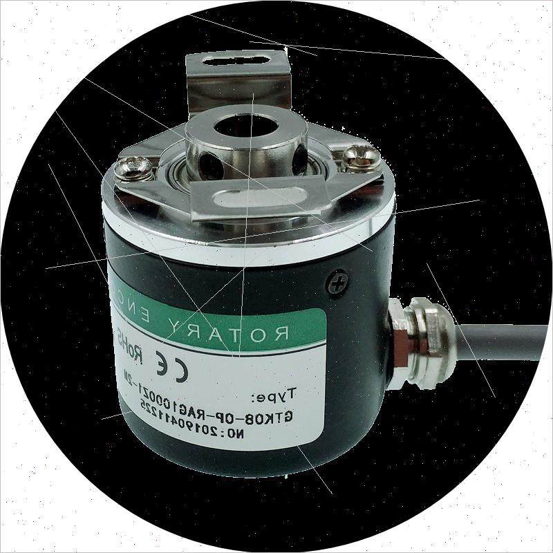 议价空心轴光电旋转编码器ZKP3808 600脉冲 600线 ABZ三相 5-24V