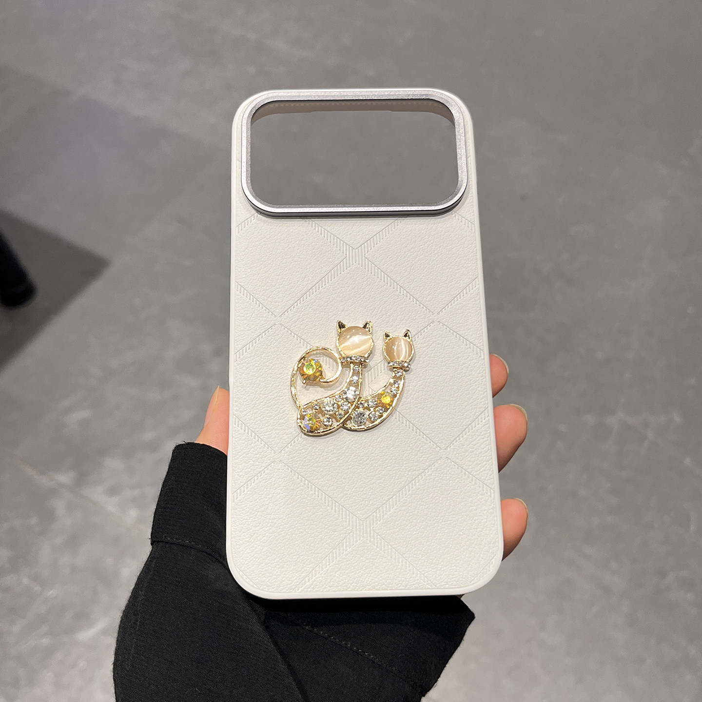 新款苹果iPhone17pro max水钻狐狸手机壳时尚奢华卡通潮牌17air保护套iPhone16pro女款软边皮套15全包防摔壳