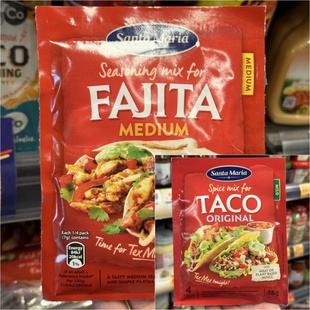 香港代购 SANTA MARIA FAJITA SEASONING MIX墨西哥博饼调味品28g