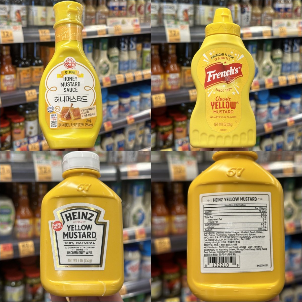 香港代购 不倒翁蜂蜜芥末酱韩国进口黄芥末炸鸡汉堡热狗酱料