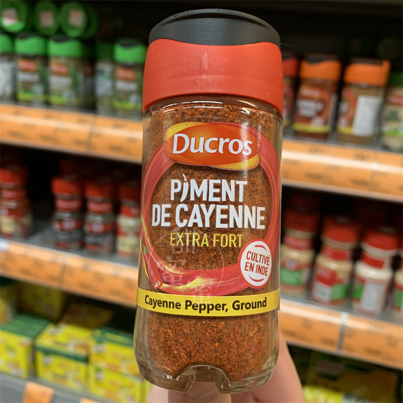 香港代购 ducros咖仁紅辣椒粉 cayenne pepper ground 38g
