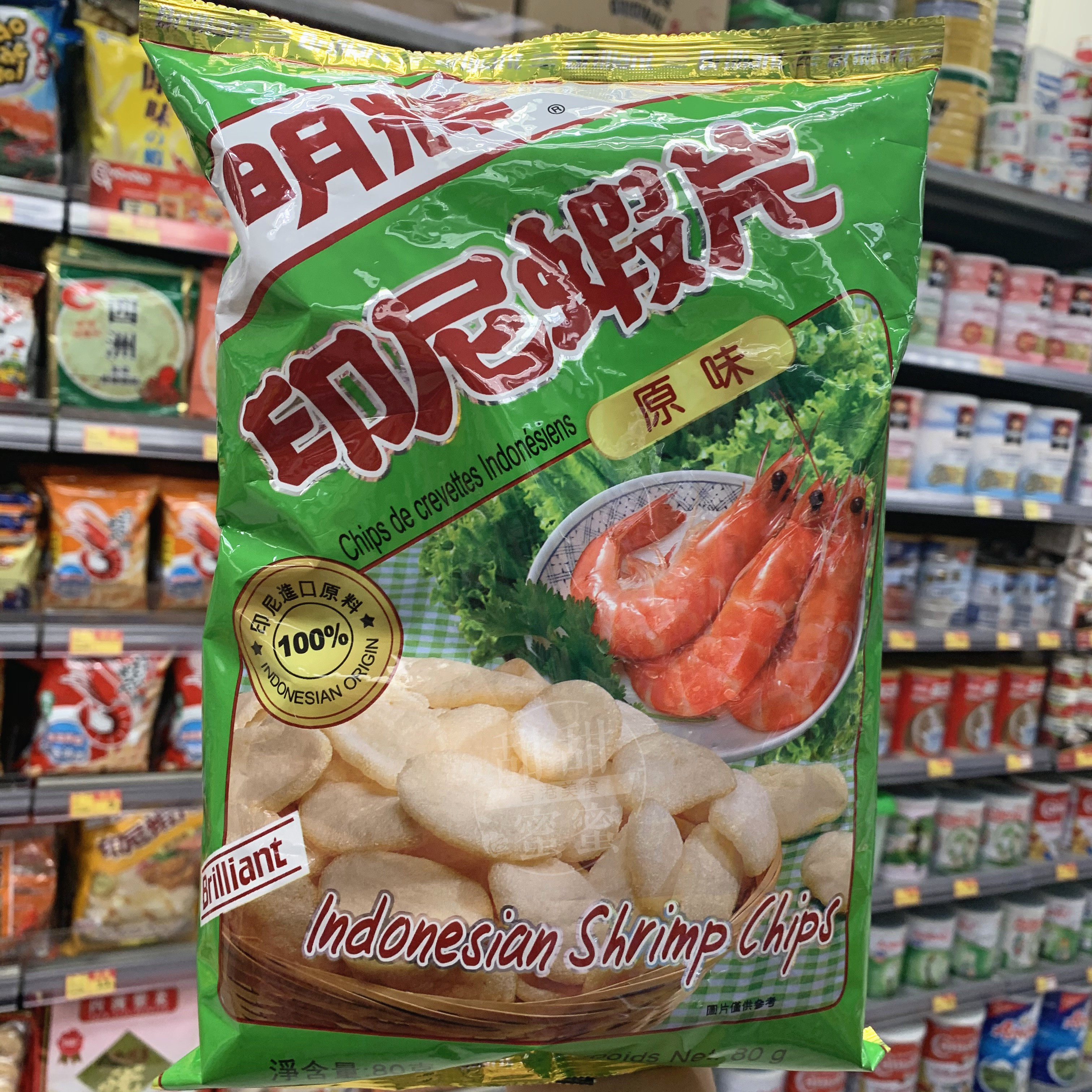 明辉香港代购印尼虾片进口紫菜