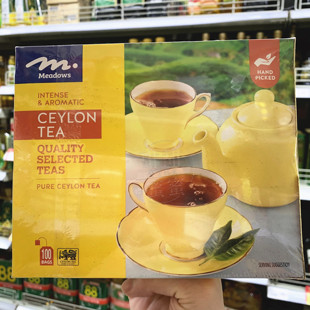 香港代购 Meadows CEYLON TEA锡兰红茶100小包 袋泡茶饮品