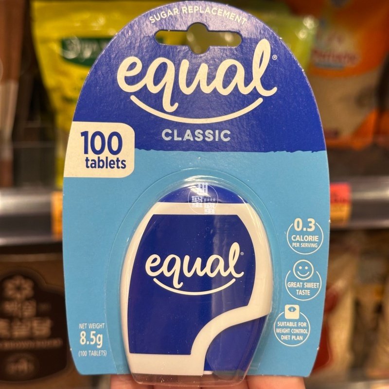 香港代购 EQUAL 怡口健康糖 健康无糖糖包 便携旅行装 100粒