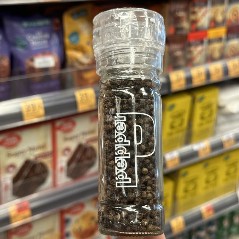 香港代购 厨乐Pepper即磨原粒黑胡椒50g 中西餐调味料