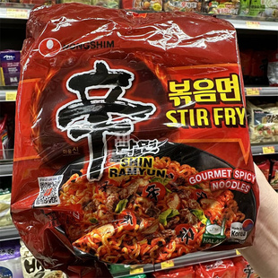 香港代购 进口 NONG SHIM农心 辛辣炒面131gX4包装 速食方便面