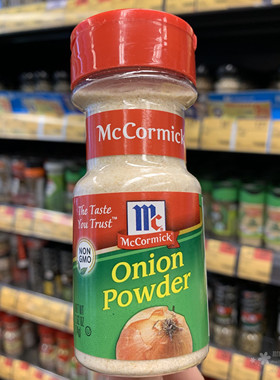 香港代购 美国McCormick味好美 Onion Powder洋葱粉74g 调味料