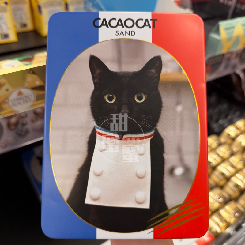 香港代购进口cacaocat SAND 朱古力夹心曲奇礼盒5件装