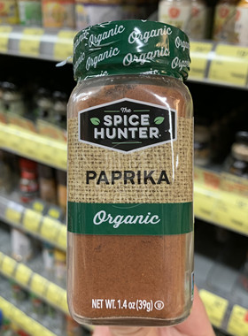 香港代购 美国SPICE HUNTER香料猎人 PAPRIKA研磨辣椒粉 39g