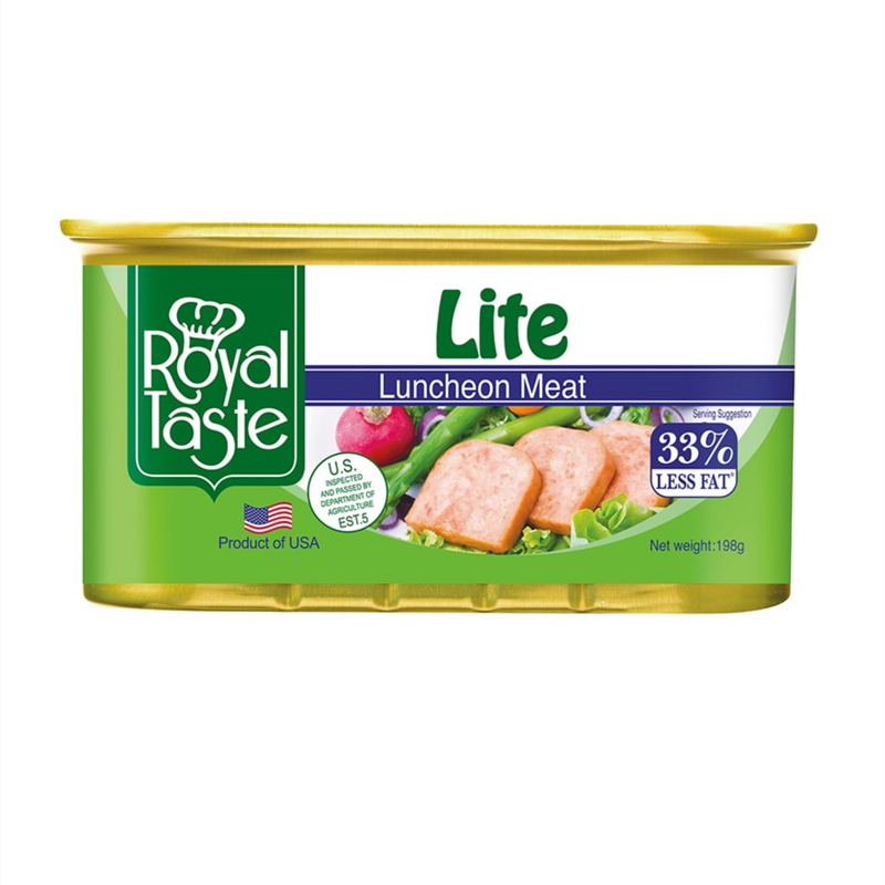 香港代购 美国Royal Taste皇滋味Lite低脂午餐肉即食火腿罐头198g