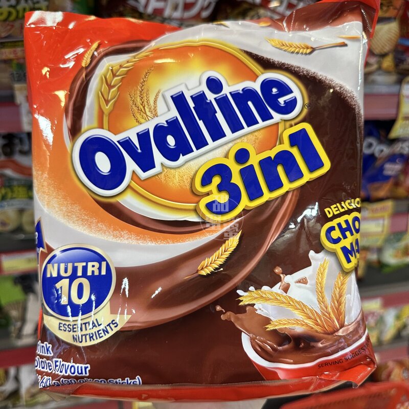 香港代购 泰国进口Ovaltine阿华田三合一营养麦芽冲饮30g×20条装