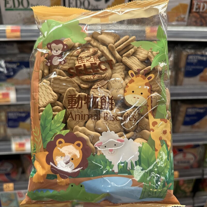 香港代购 进口零食 佳之选动物饼干休闲食品 多种造型280g