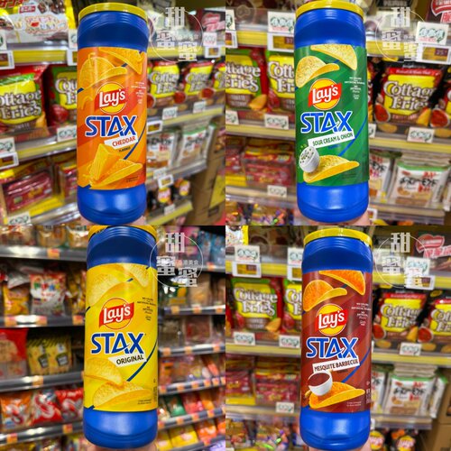 香港正品进口Lay’s薯片薯片筒装