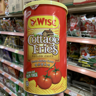 香港代购 马来西亚进口WISE威斯比番茄味薯片桶装 休闲零食100g