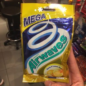现货正品 airwaves super进口劲浪爽浪口香糖超强凉薄荷味加大装
