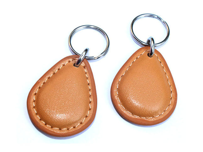 T5577钥匙扣卡/T5557真皮钥匙扣卡/真皮T5577空白ID卡/可改写ID卡