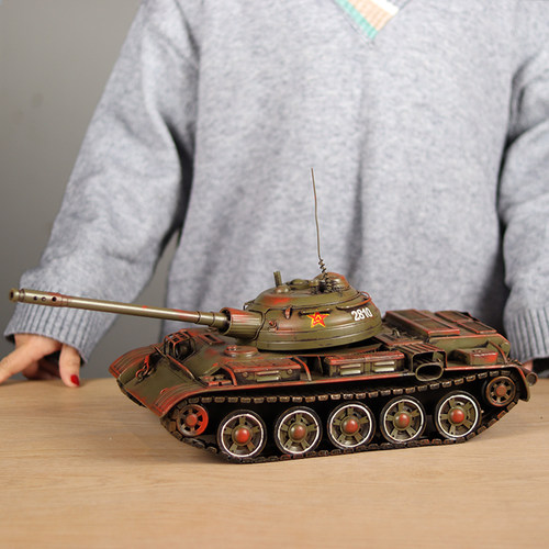 中国59式坦克模型军迷收藏品摆件