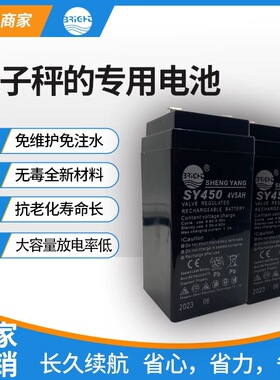 电子秤电池包邮专用凯丰/蓉城/大河/大红鹰/永祥/4v5ah蓄电瓶通用