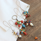 硕果累累 一缕瓷景德镇手工陶瓷手机挂件女学生小包挂钥匙扣151